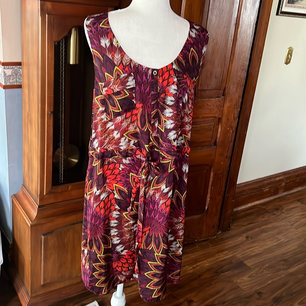 Apt 9 Sleeveless Drawstring Dress Sz XL